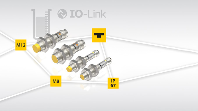 Capacitive M8/M12 Sensors with IO-Link 