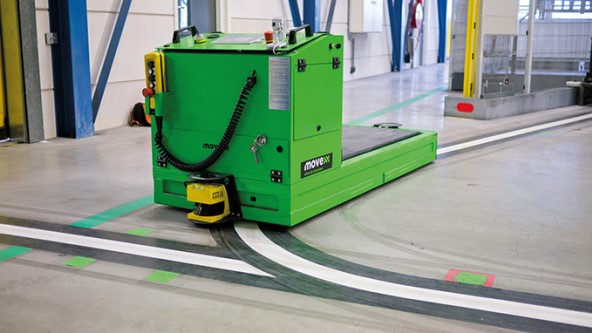 RFID Guides AGV in Suspension Production - Turck Canada Inc.